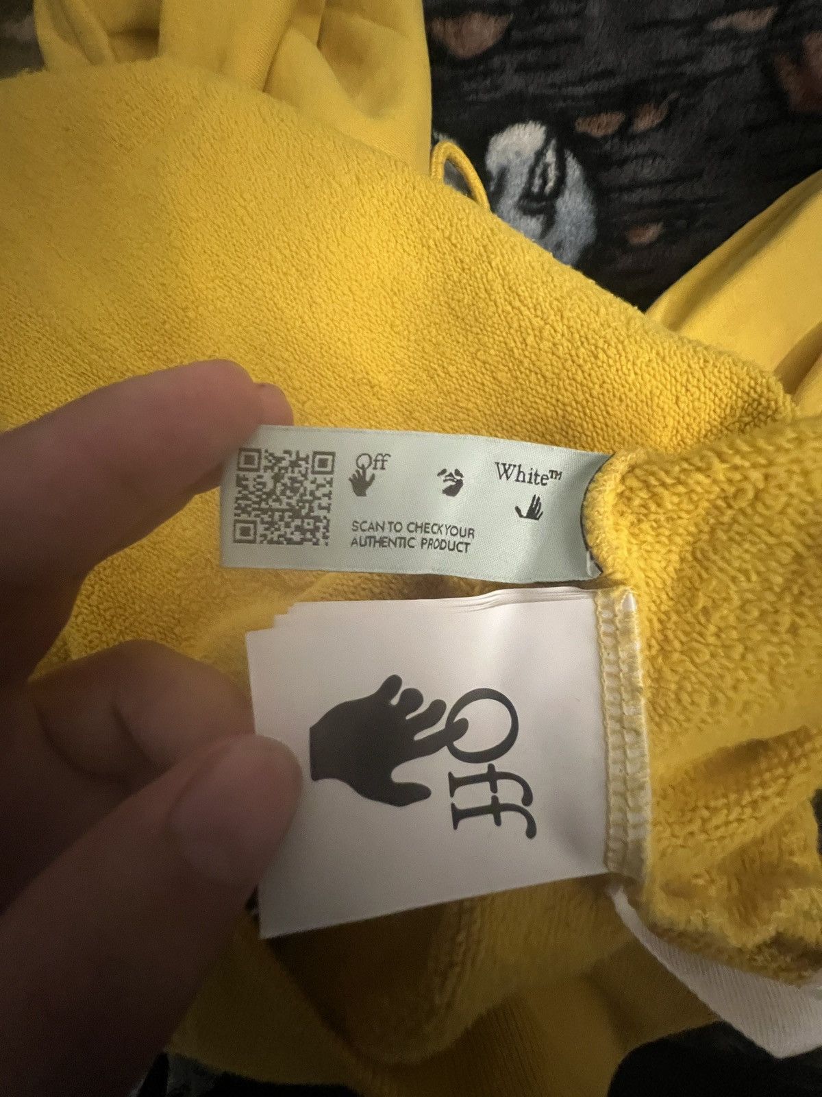 Off-White Off White Hoodie Yellow Size US XL / EU 56 / 4 - 4 Thumbnail