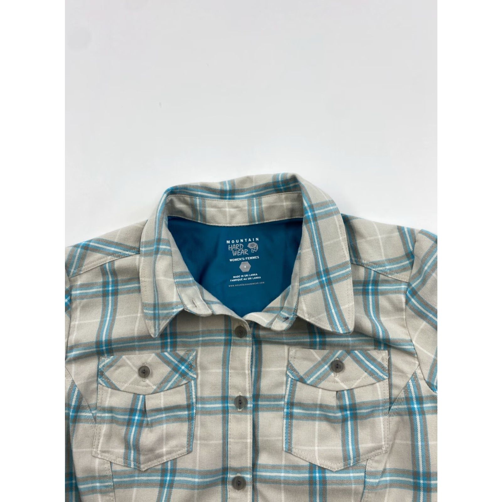 Mountain Hardwear Mountain Hardwear Button-Up Shirt Women’s Size 4 Plaid Flannel Outdoors Collared Pocket, Classic Fit, Regular Size, Multicolor, Women Size S / US 4 / IT 40 - 2 Thumbnail