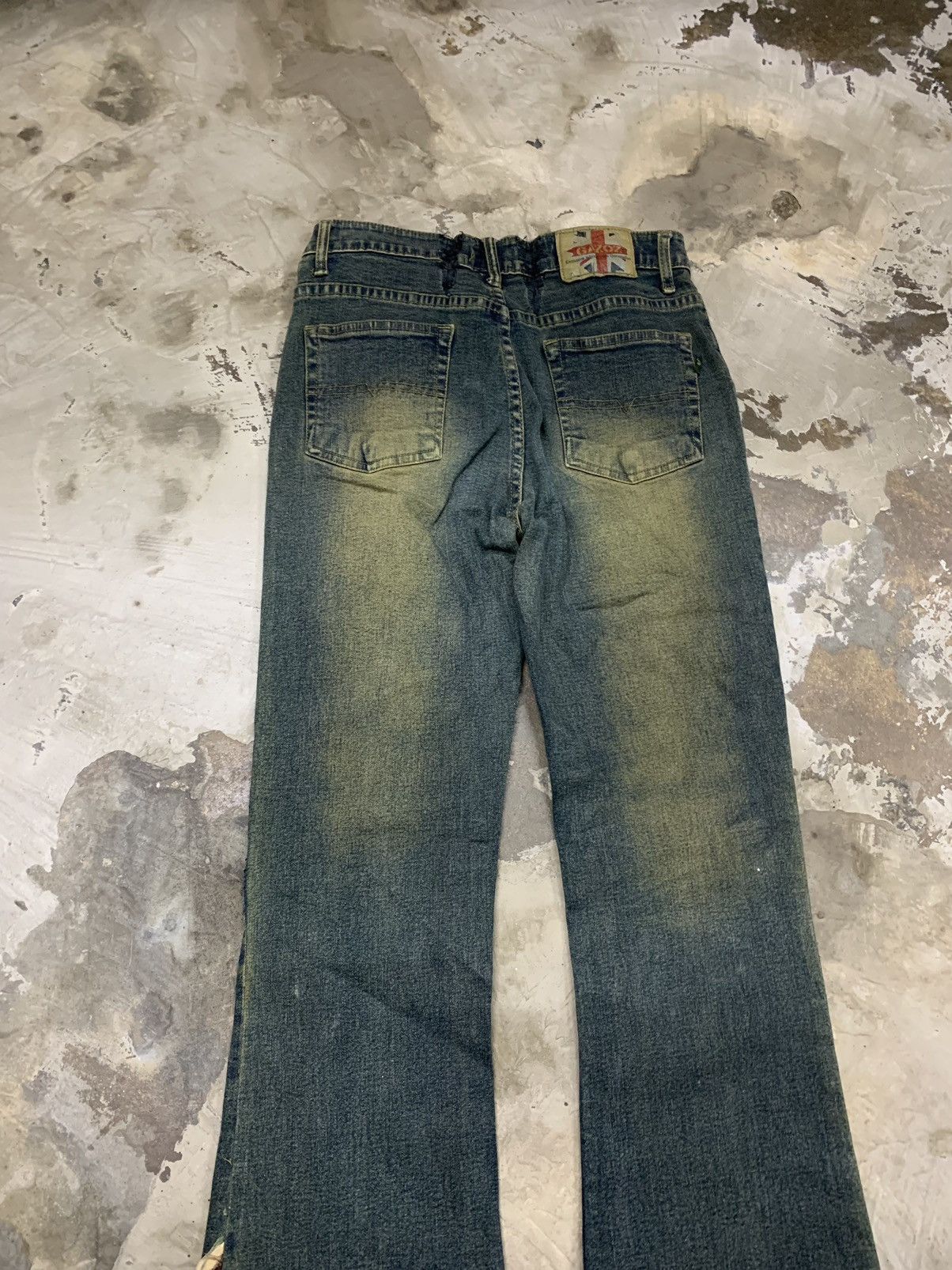 If Six Was Nine VINTAGE GAZOZ STUDED FLARE PANT RARE DESIGN Size 26" / US 2 / IT 38 - 15 Thumbnail