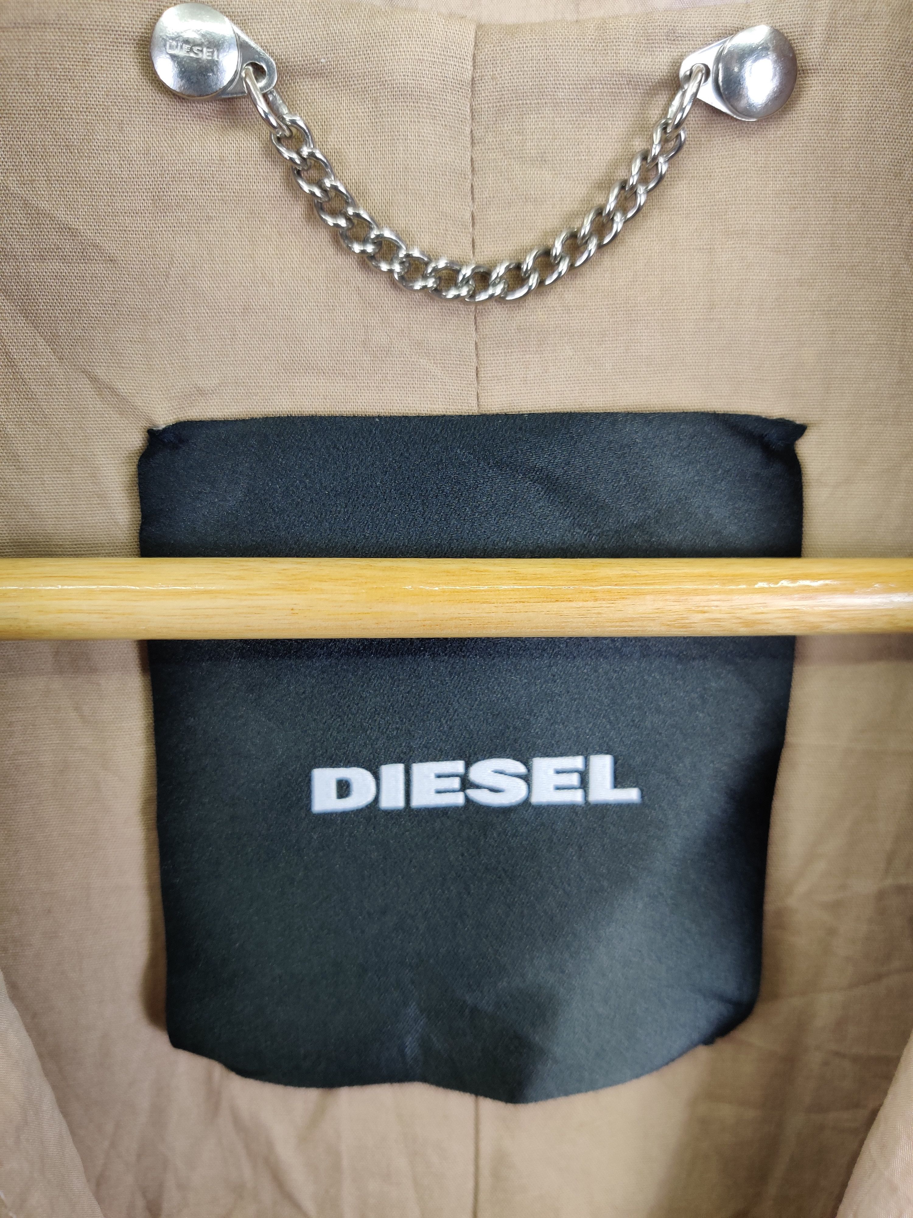Diesel Vintage Diesel Bondage Ring Nylon Long Jacket Size US L / EU 52-54 / 3 - 15 Thumbnail