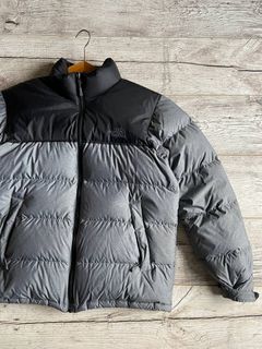 The North Face 700 Nuptse Puffer Jacket Dark Grey/Black