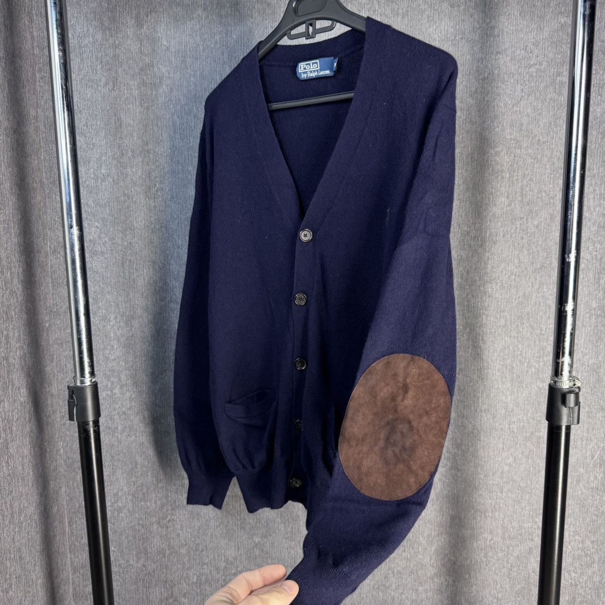 Polo Ralph Lauren Polo Ralph Lauren Knit Cardigan merino wool leather elbow Size US M / EU 48-50 / 2 - 6 Thumbnail