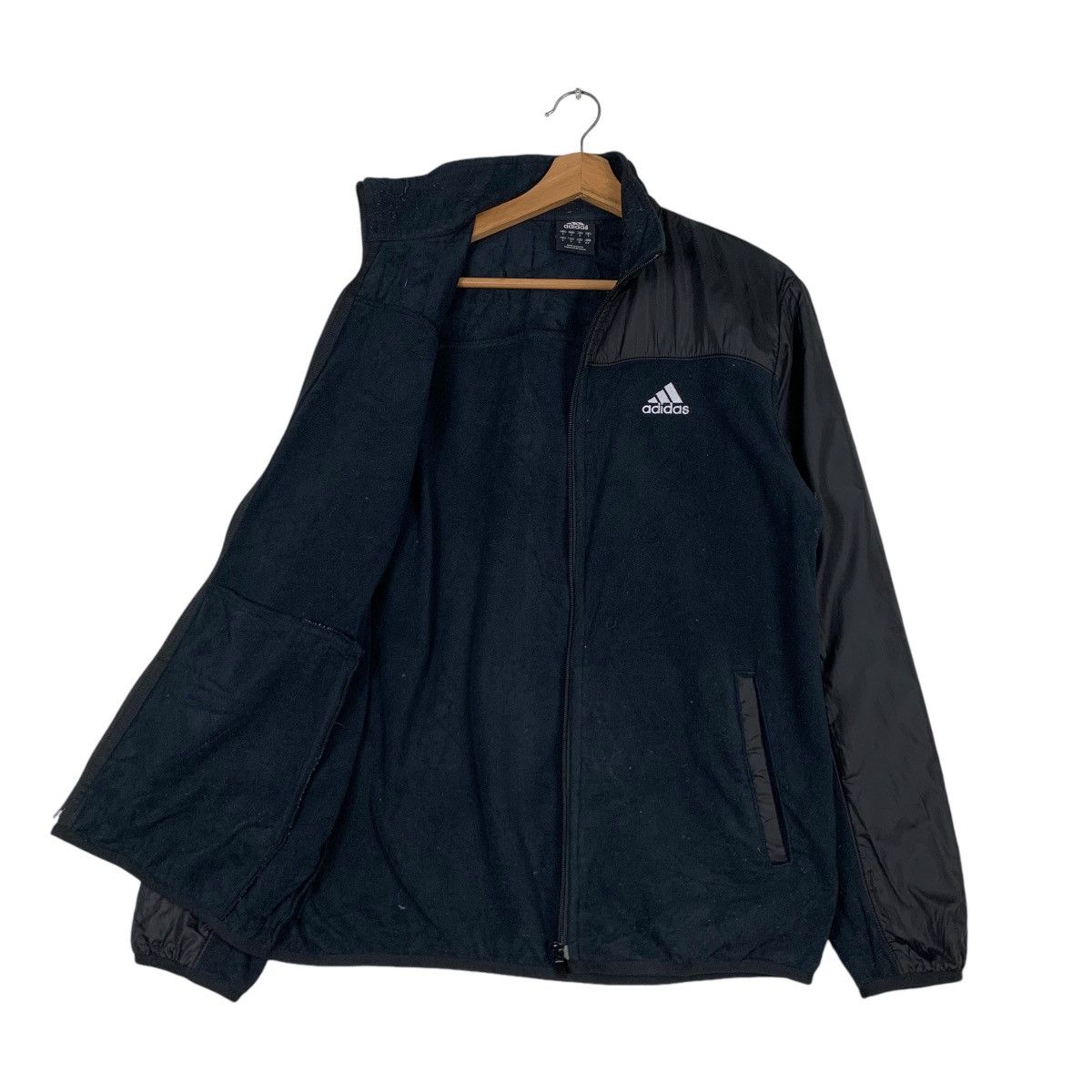 Adidas ADIDAS Hybrid Fleece Jacket #1231-C56 Size US S / EU 44-46 / 1 - 9 Thumbnail