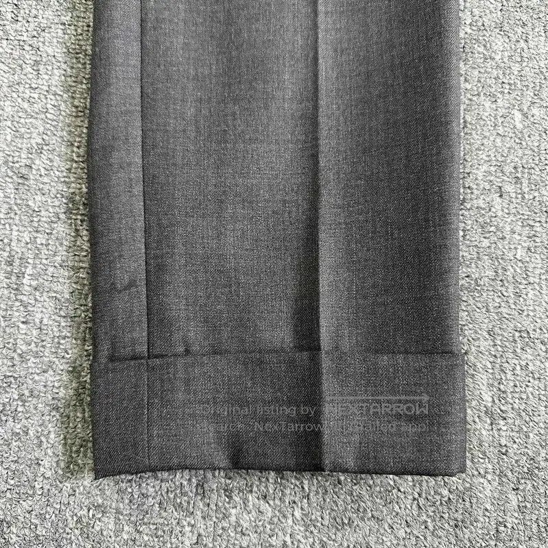 Thom Browne Thom Browne Gray Wool Casual Trousers . Size US 30 / EU 46 - 2 Thumbnail