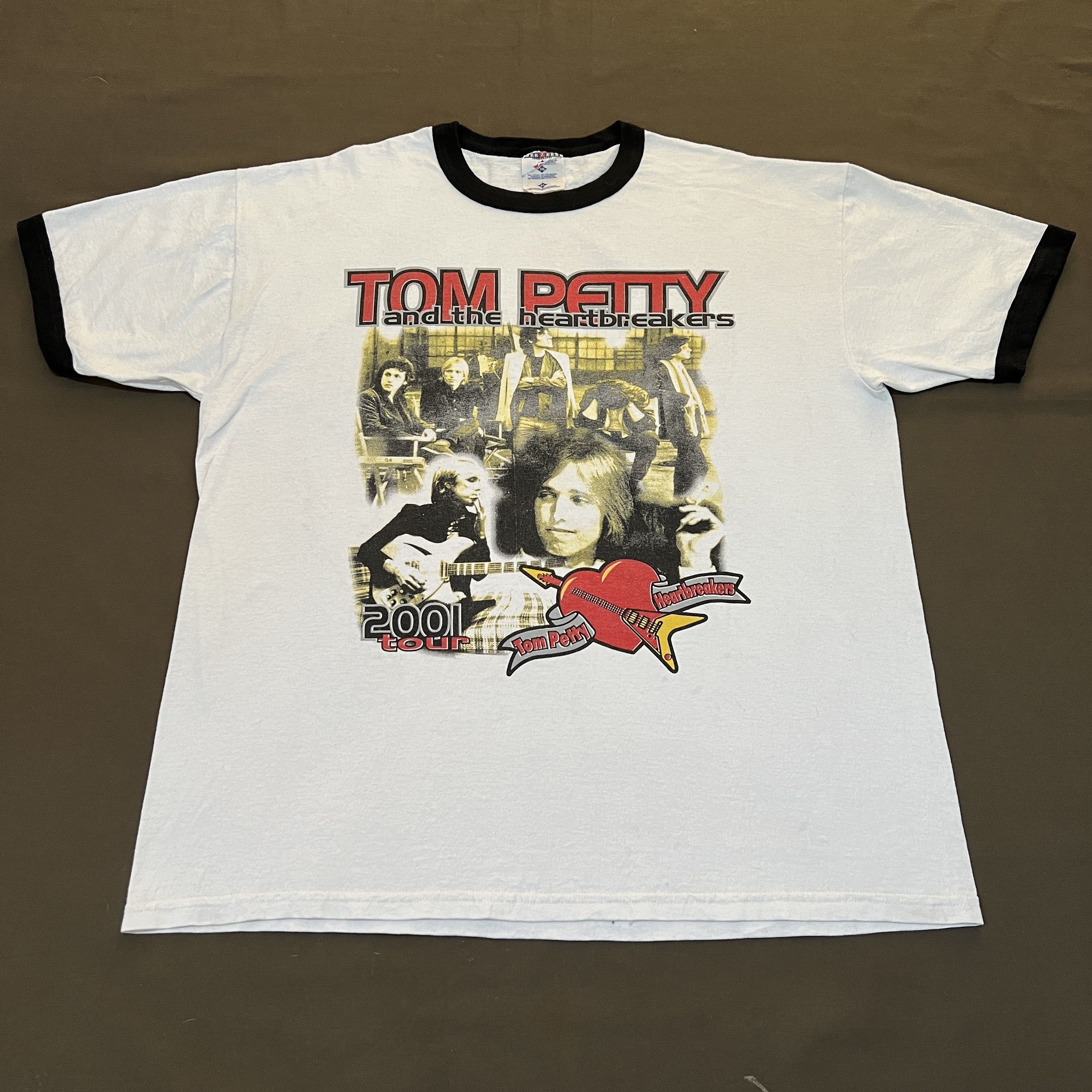 Vintage 2001 Tom Petty & Heartbreakers Tour Promo Tee XL