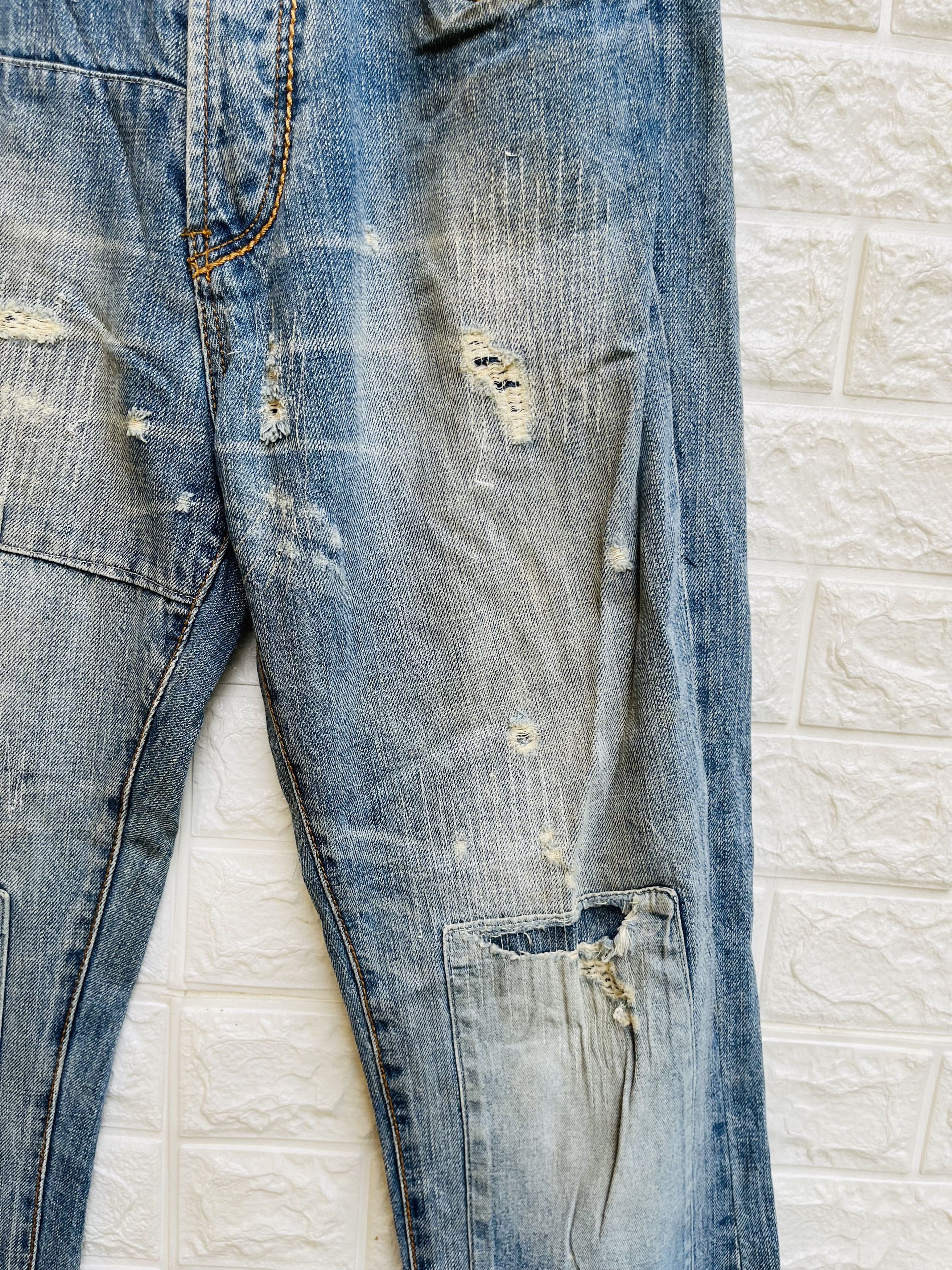 Japanese Brand × Vintage Vintage Nero Distressed Japanese Designer Fashion Style Size US 30 / EU 46 - 6 Thumbnail