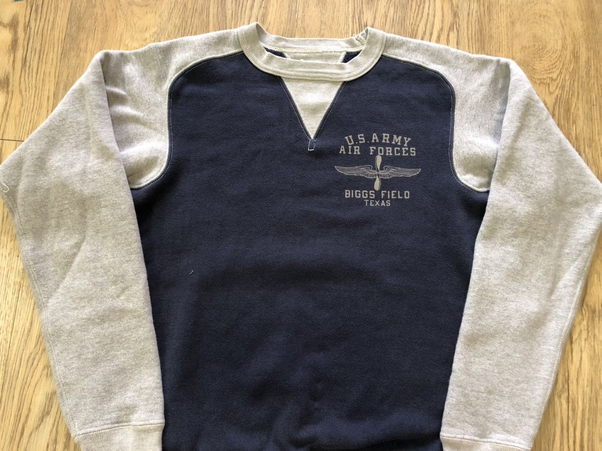 Cushman × Vintage Cushman Union Made US Airforce two tone crewneck Size US L / EU 52-54 / 3 - 2 Thumbnail