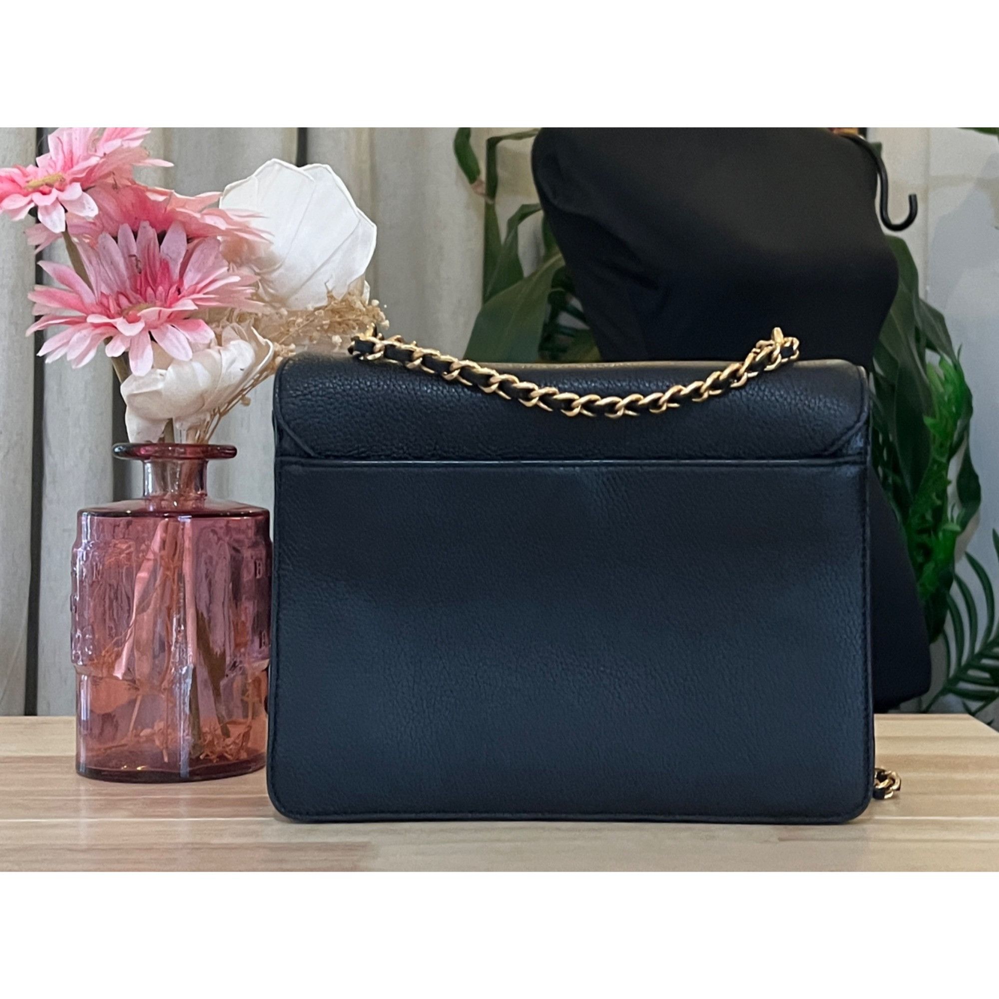 Tory Burch ✺✺ AUTHENTIC TORY BURCH BLACK BRITTEN HANDBAG ✺✺ Size ONE SIZE - 3 Thumbnail