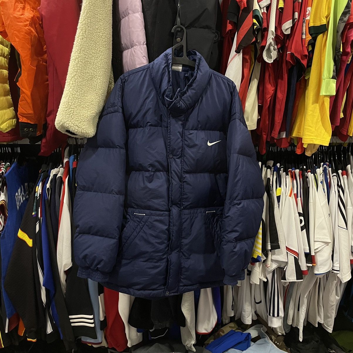 Nike 90s NIKE BOMBER VINTAGE DOWN PUFFER JACKET SWOOSH TN ACG ARM Size US XL / EU 56 / 4 - 1 Thumbnail