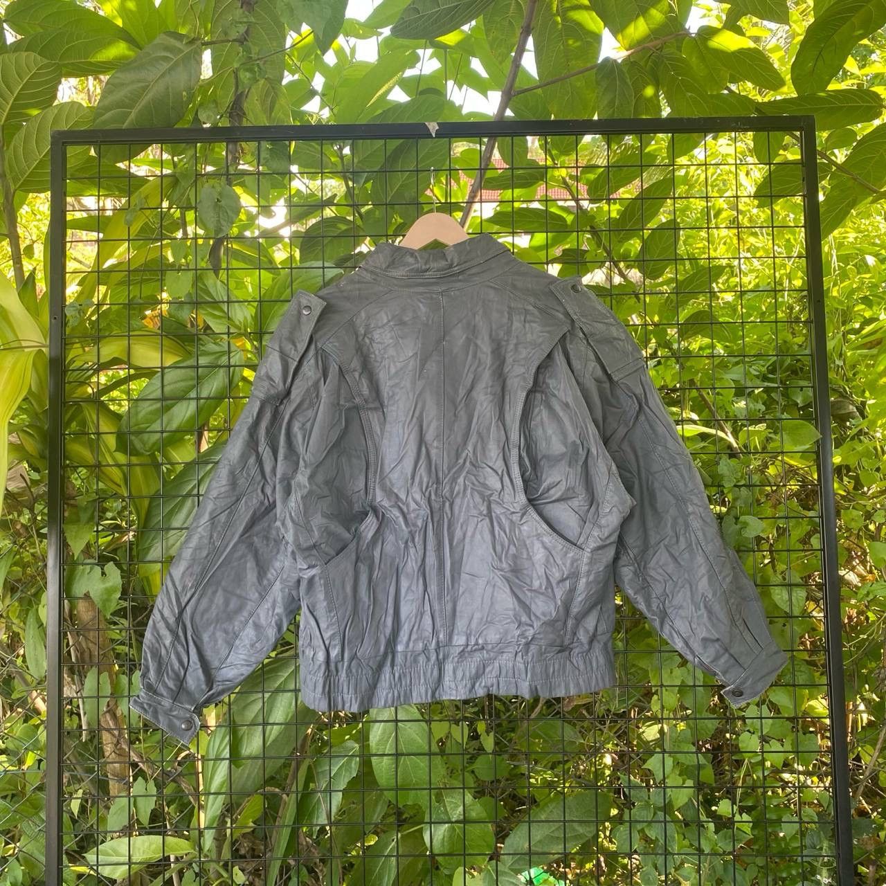 Genuine Leather × Vintage Vintage Nappa Vacca Bondage Caw Leather Jacket Size US XL / EU 56 / 4 - 8 Thumbnail
