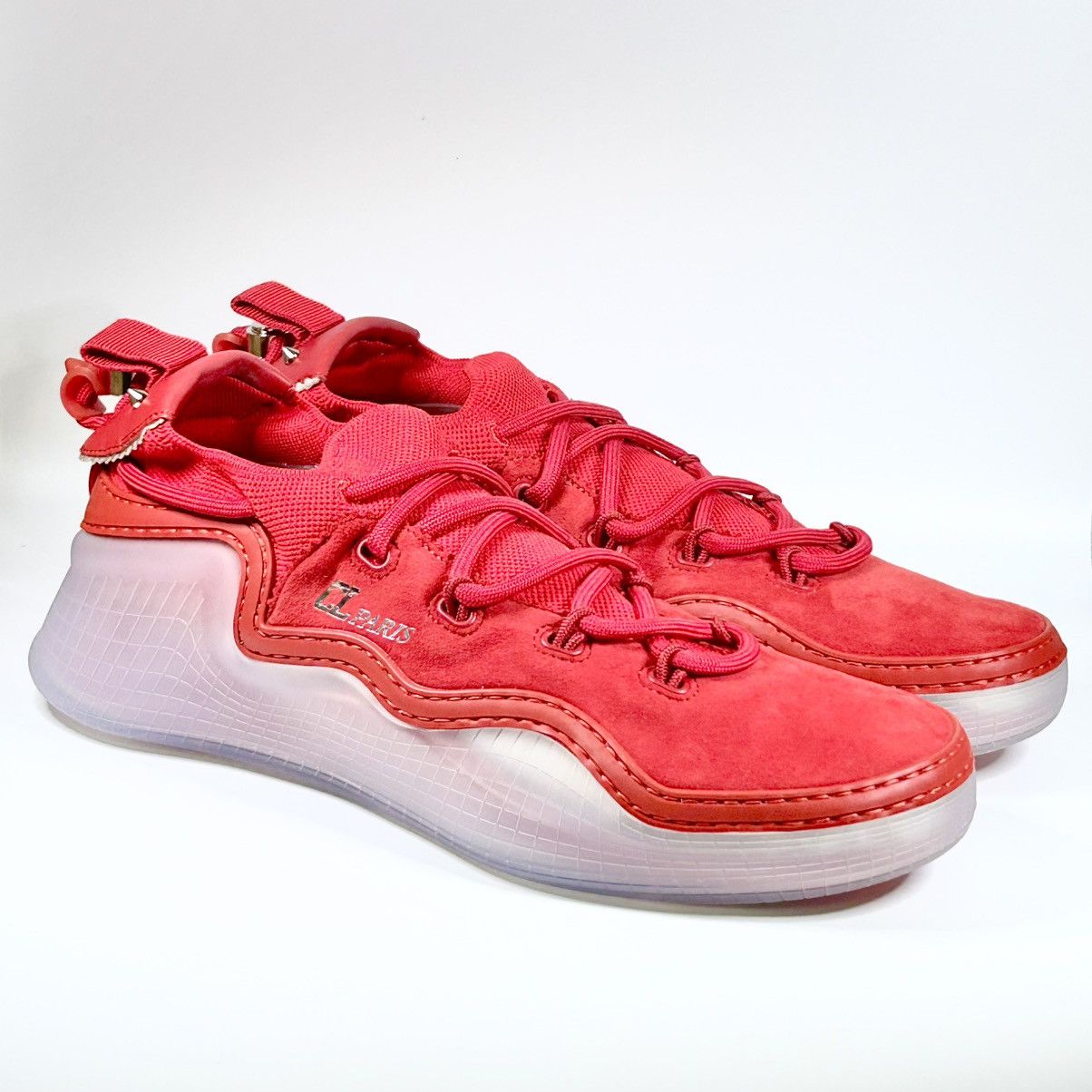 Christian Louboutin Christian Louboutin Arpoador Red Suede Sneakers Size 9 Size US 9 / EU 42 - 1 Thumbnail
