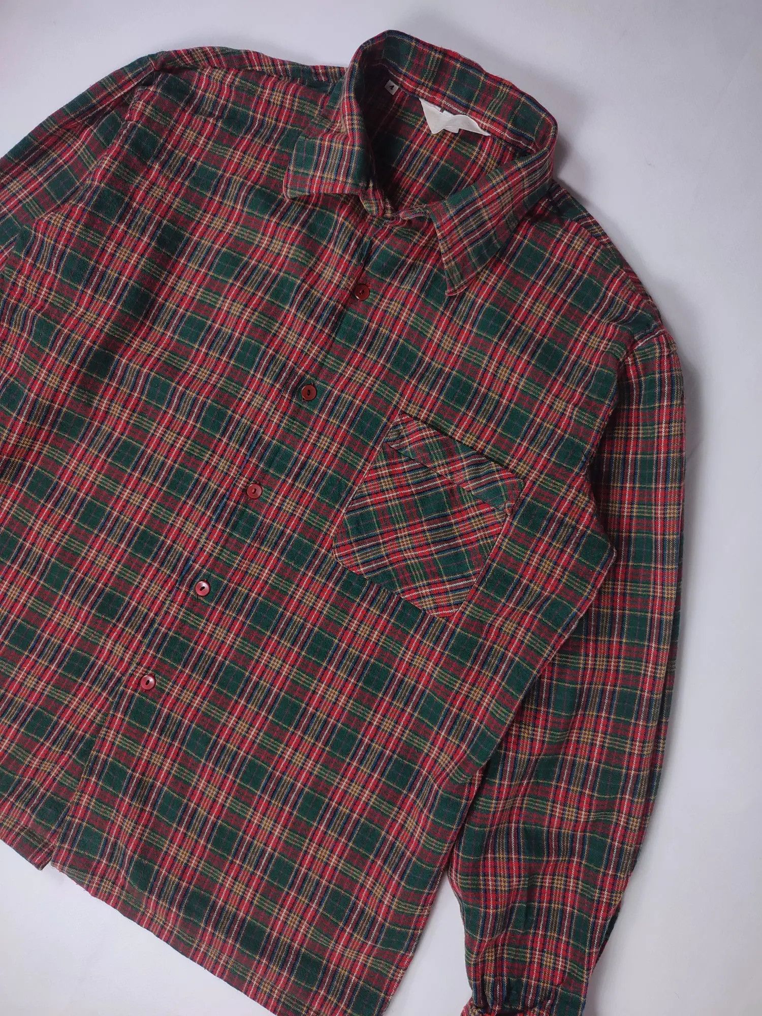 Flannel Vintage Wool 70's Admiral flannel shirt Size US S / EU 44-46 / 1 - 7 Thumbnail