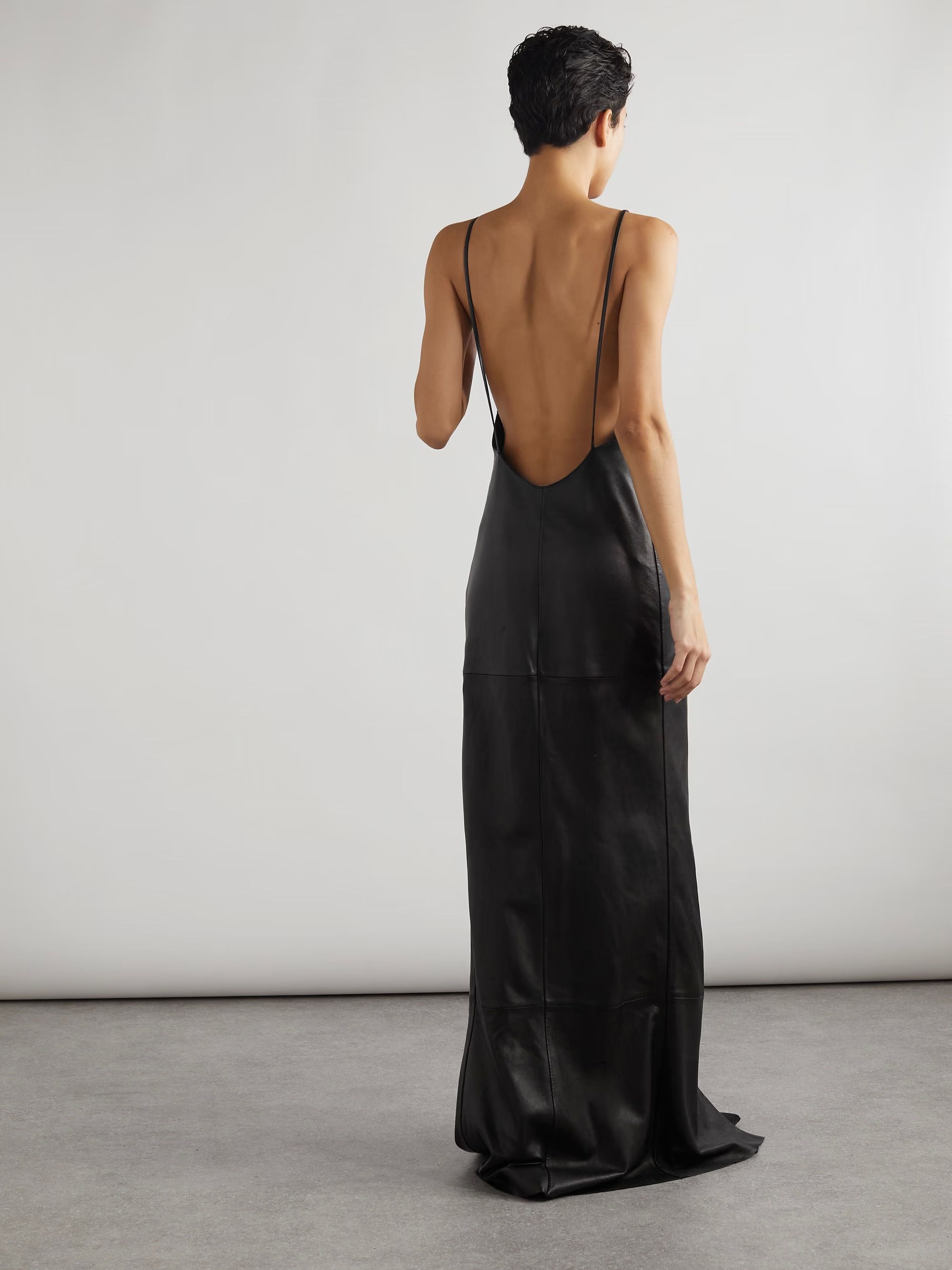 Saint Laurent Paris o1y0126 Gown in Black Size M / US 6-8 / IT 42-44 - 3 Thumbnail