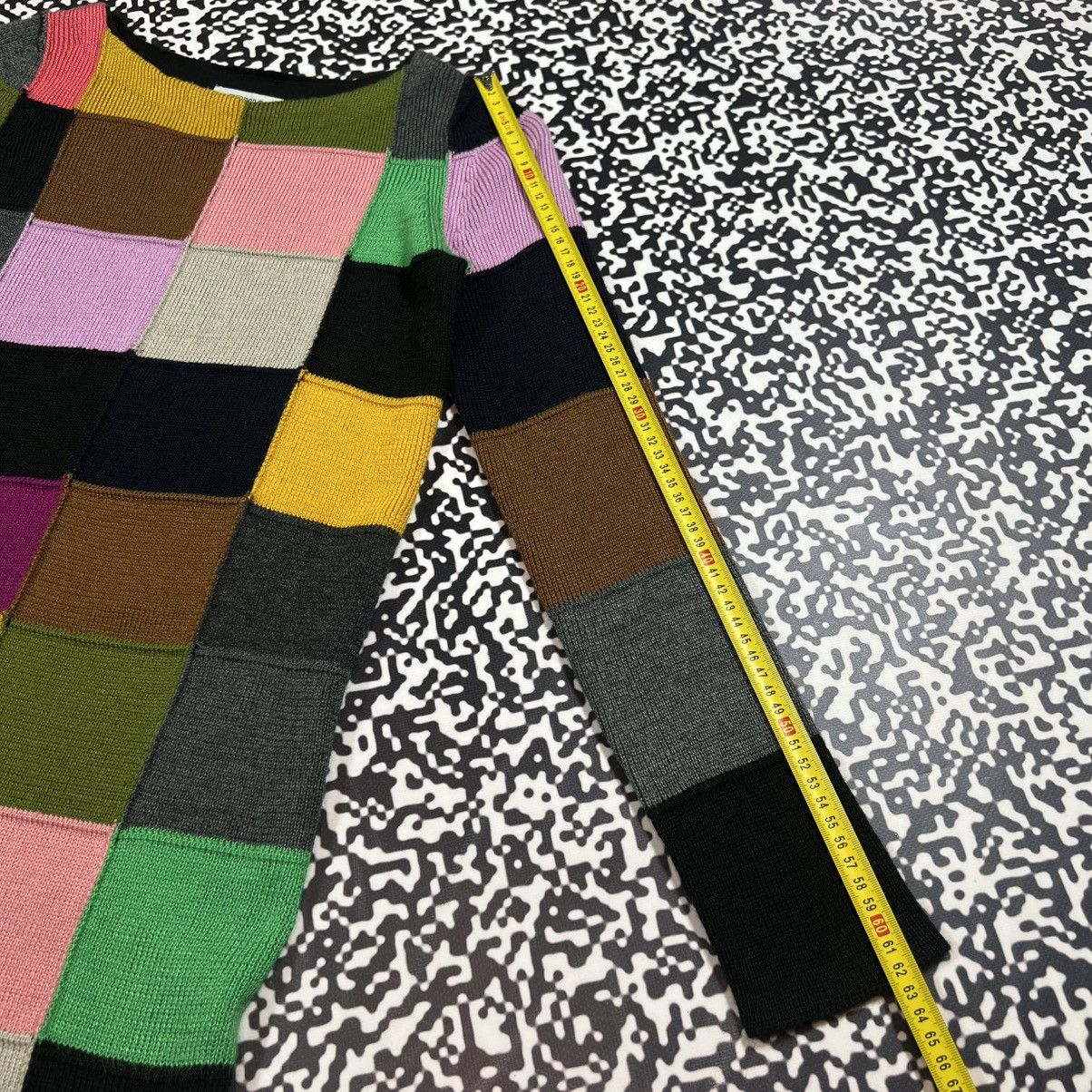 Sonia Rykiel Vintage Y2K Sonia Rykiel Patchwork Japanese Style Mini Dress Size M / US 6-8 / IT 42-44 - 15 Thumbnail
