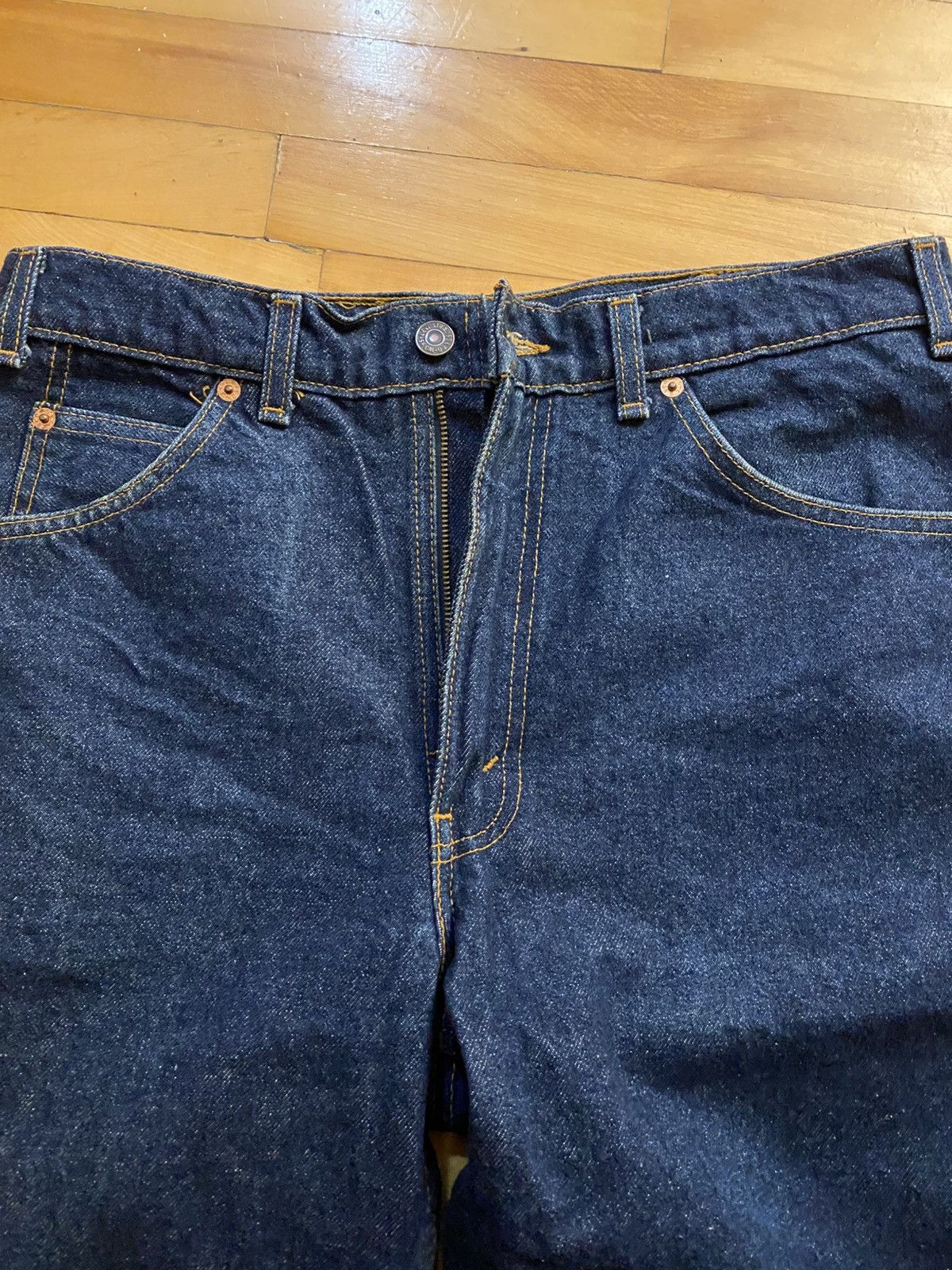 Levi's Vintage Clothing Vintage orange tab levis Size US 33 - 3 Thumbnail