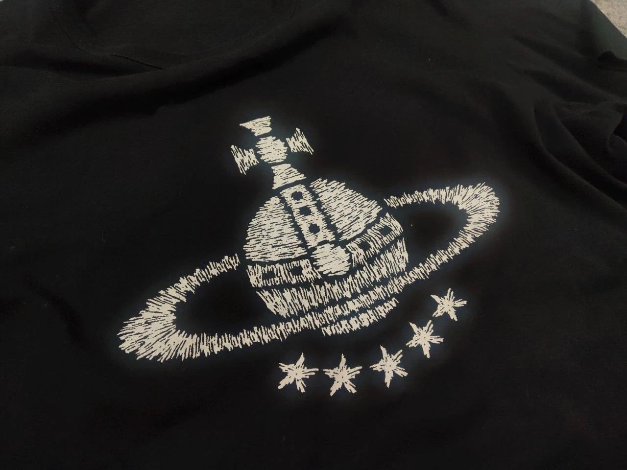 Vintage Vivienne Westwood Authentic Orb BIg Logo Black Mens T-Shirt Size US M / EU 48-50 / 2 - 11 Thumbnail