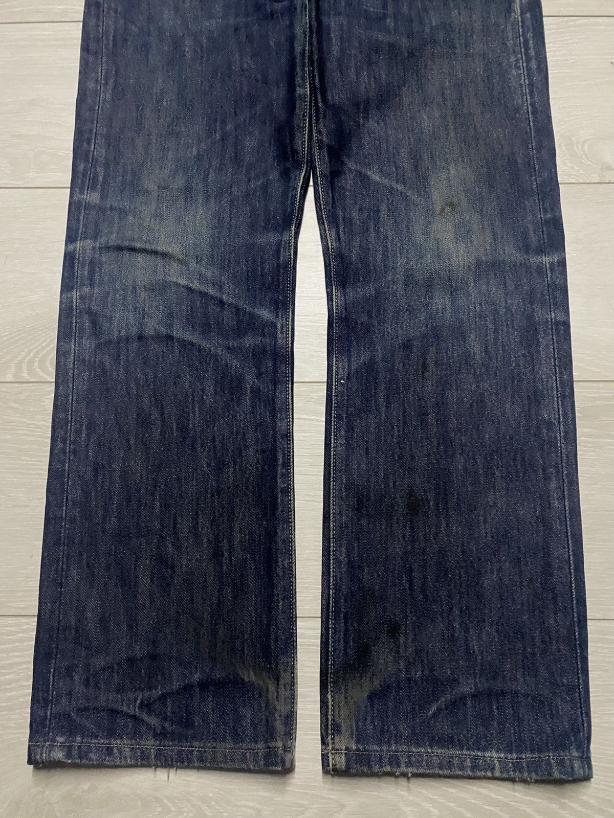 Levi's Vintage Levis 501 Y2K Faded Mud Wash Distressed Jeans Size US 32 / EU 48 - 5 Thumbnail