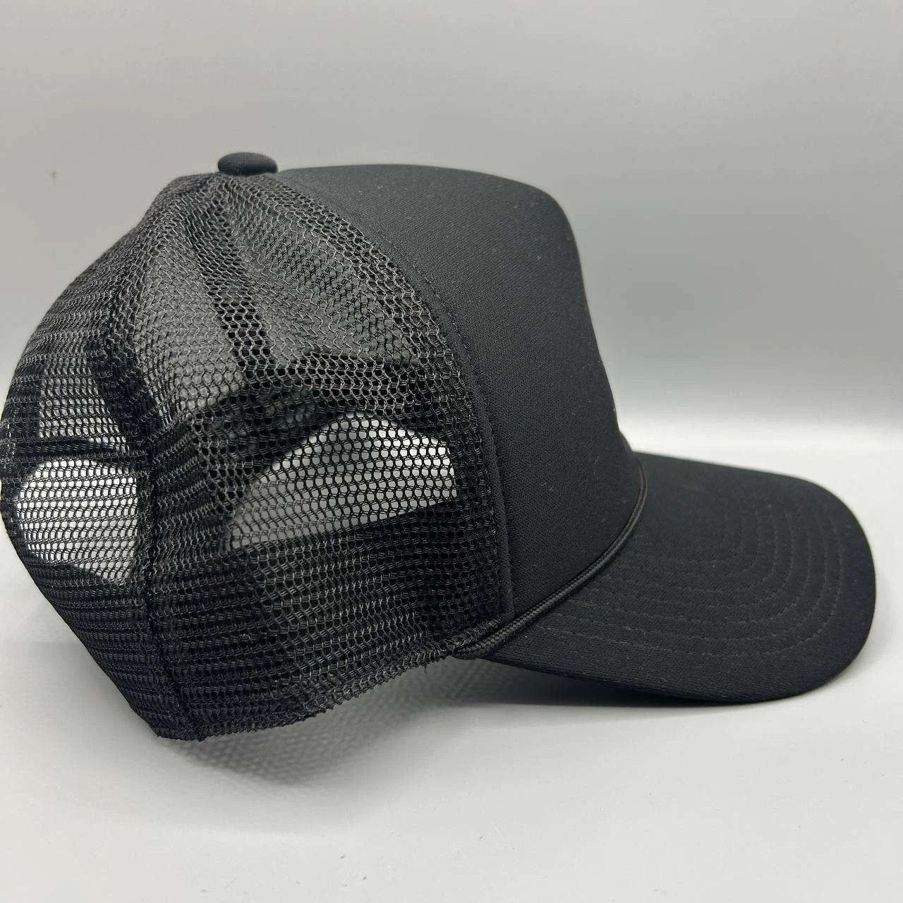 Adidas Adidas Aeroready Trucker Hat Men Black Embroidered Snap Back Size ONE SIZE - 2 Thumbnail