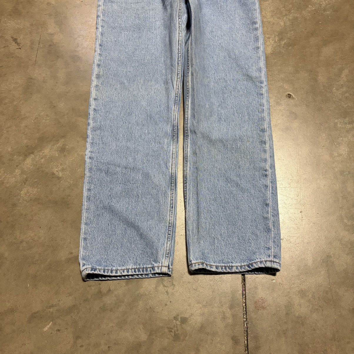 Levi's Vintage Levis 501 Denim Jeans Faded Washed Button Fly 90s Size US 34 / EU 50 - 3 Thumbnail
