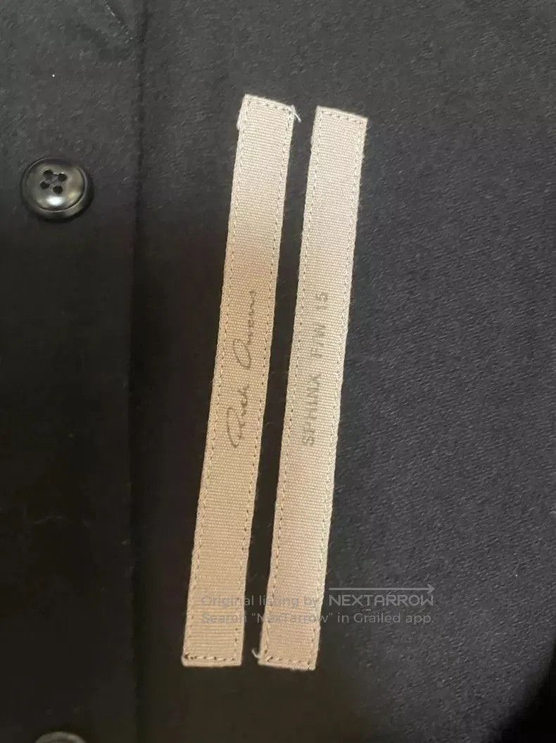 Rick Owens Rick Owens 15FW Wool Shirt. Size US S / EU 44-46 / 1 - 3 Thumbnail