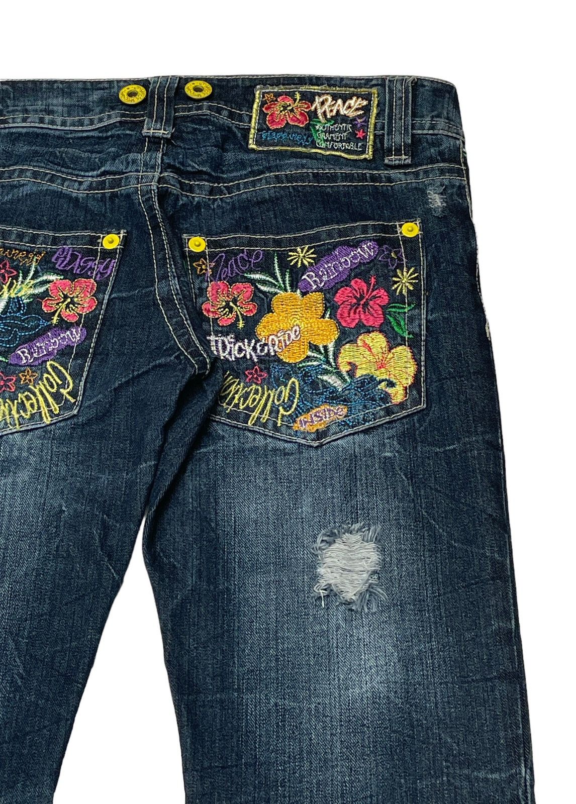 Designer × Vintage Vintage Brand Peace Authentic Jeans 2000s Size US 32 / EU 48 - 9 Thumbnail