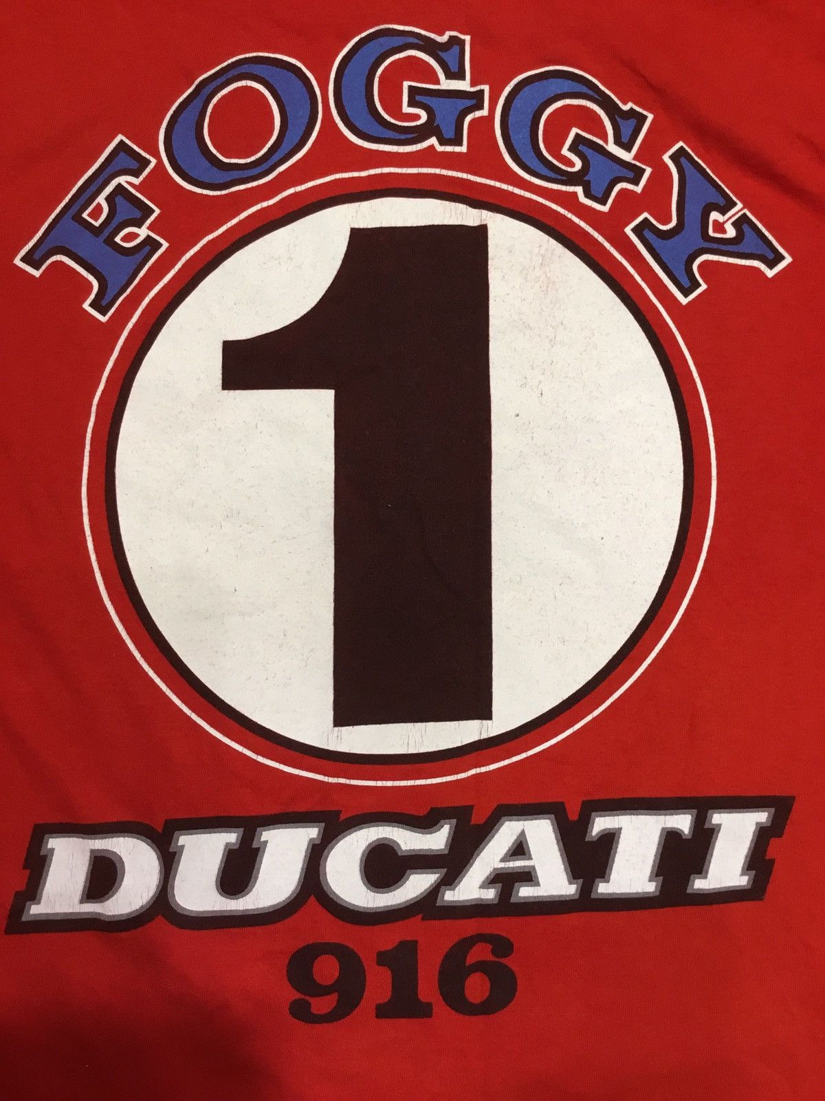 Other Moto Racing Ducati Carl Fogarty World Champion Vintage Size US L / EU 52-54 / 3 - 9 Thumbnail