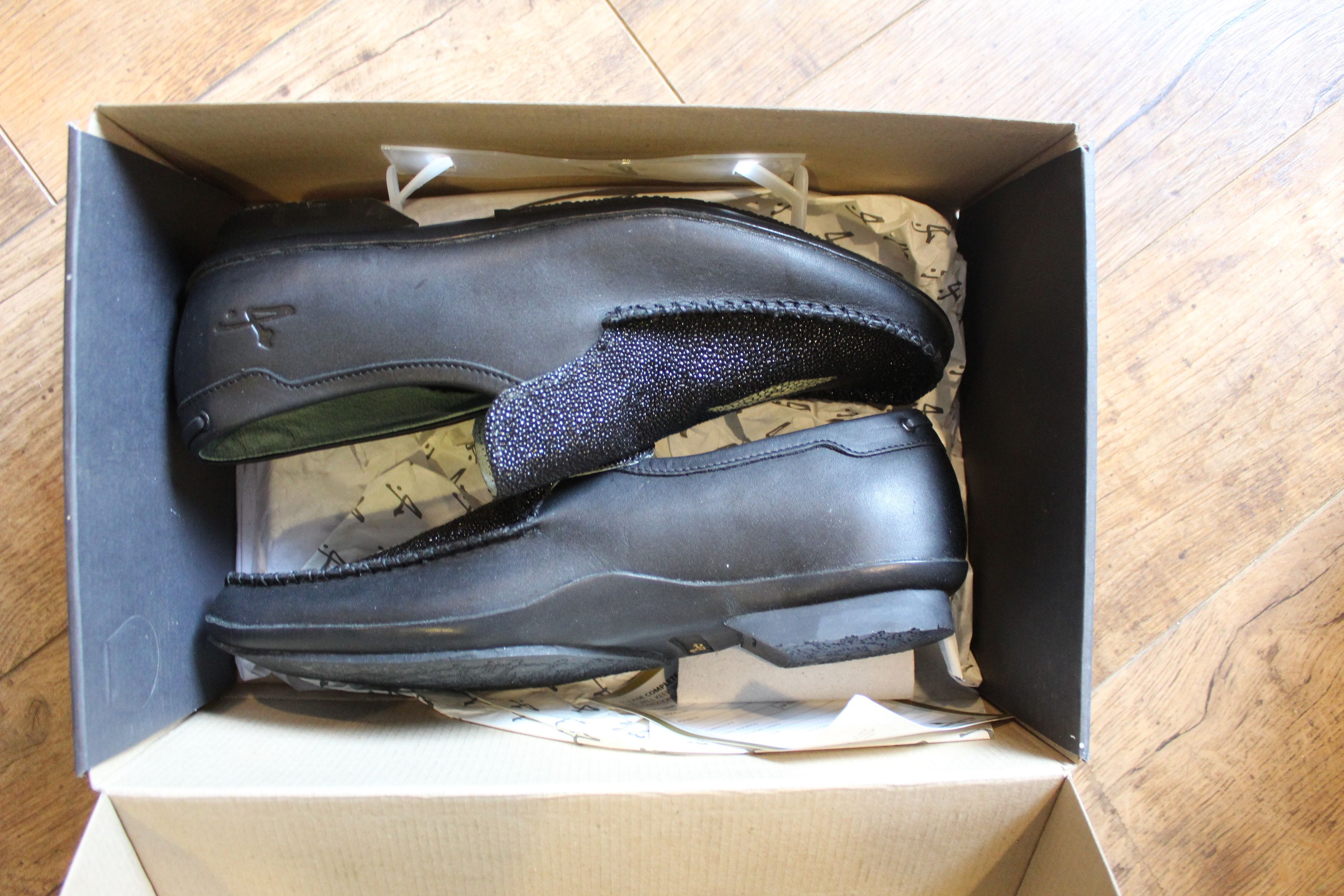 J Shoes J SHOES Regent #6866 – Rare Stingray Loafer Size US 11 / EU 44 - 8 Thumbnail