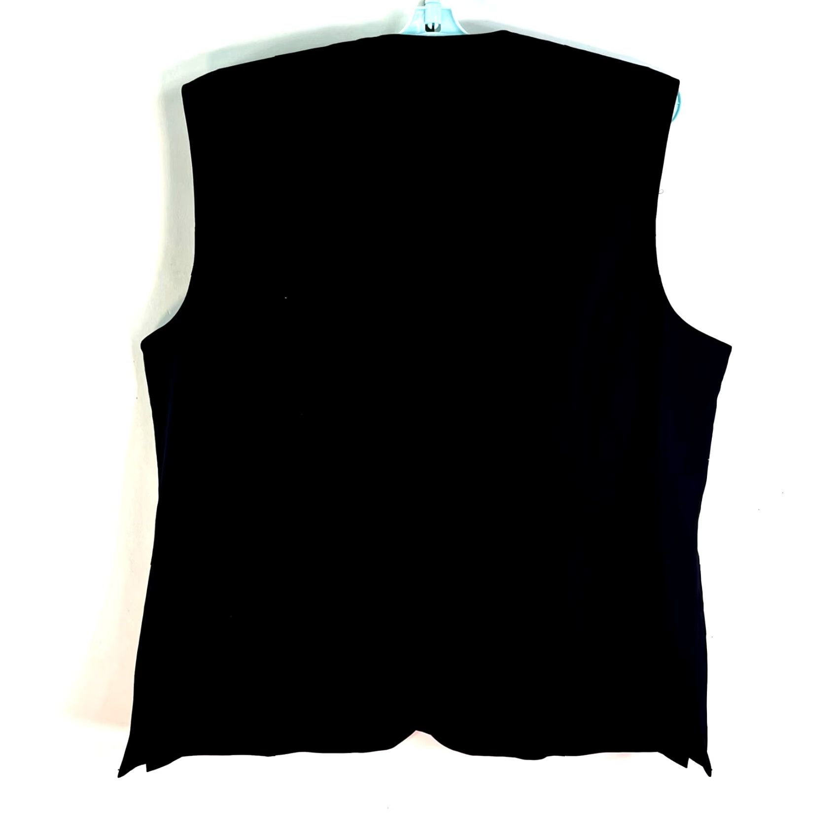 Vintage OOBE Wool Blend Vest Button-Up Womens XL Black Size XL / US 12-14 / IT 48-50 - 7 Thumbnail