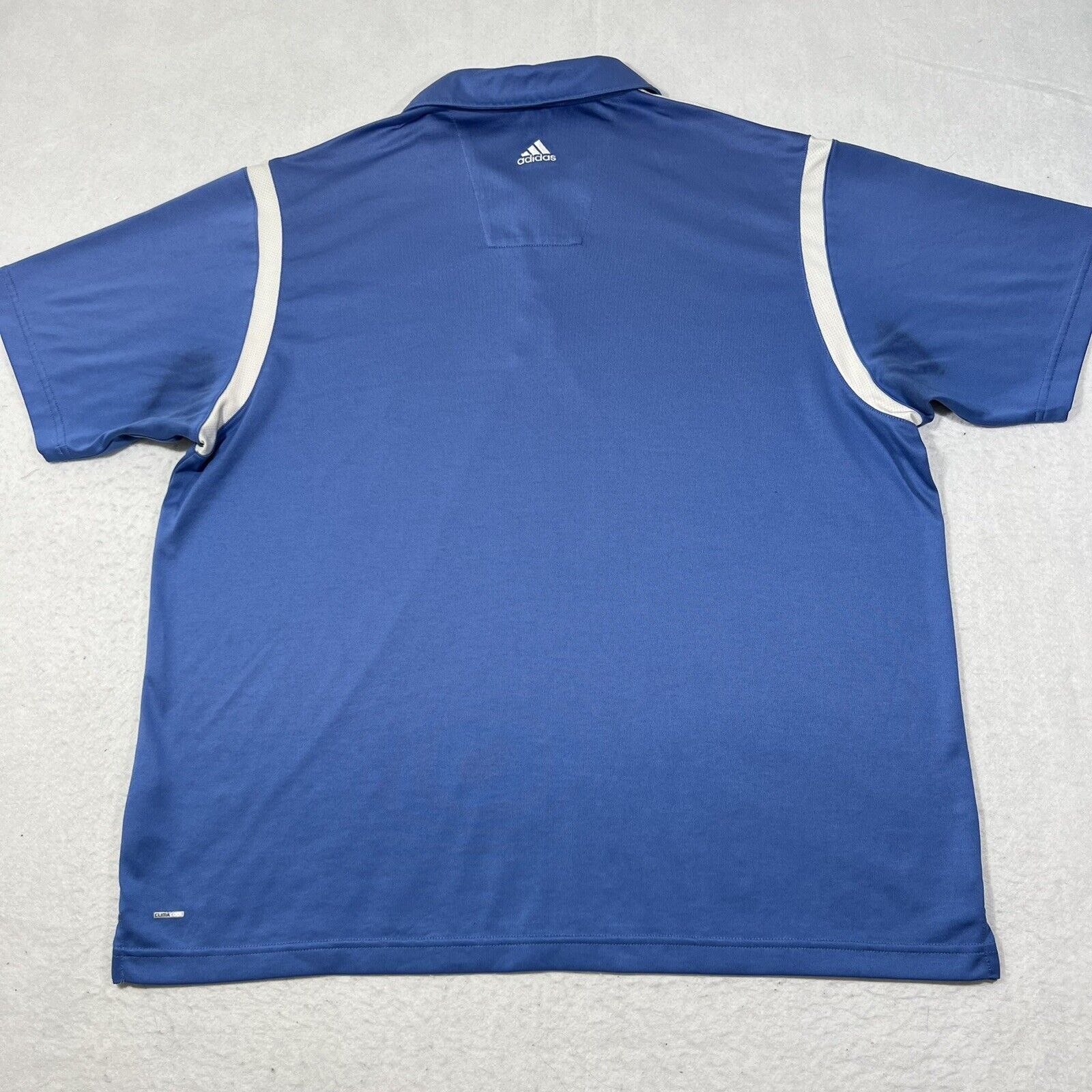 Adidas Adidas Blue Short Sleeve Lightweight Polo Athletic Shirt Size US L / EU 52-54 / 3 - 9 Thumbnail