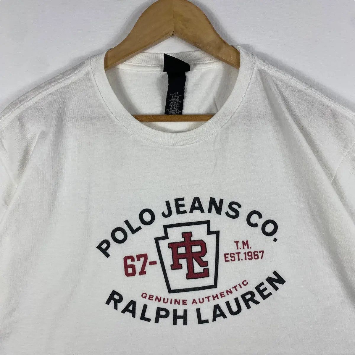 Ralph Lauren POLO JEANS COMPANY By Ralph Lauren Graphic Tee Shirt Large Size US L / EU 52-54 / 3 - 2 Thumbnail