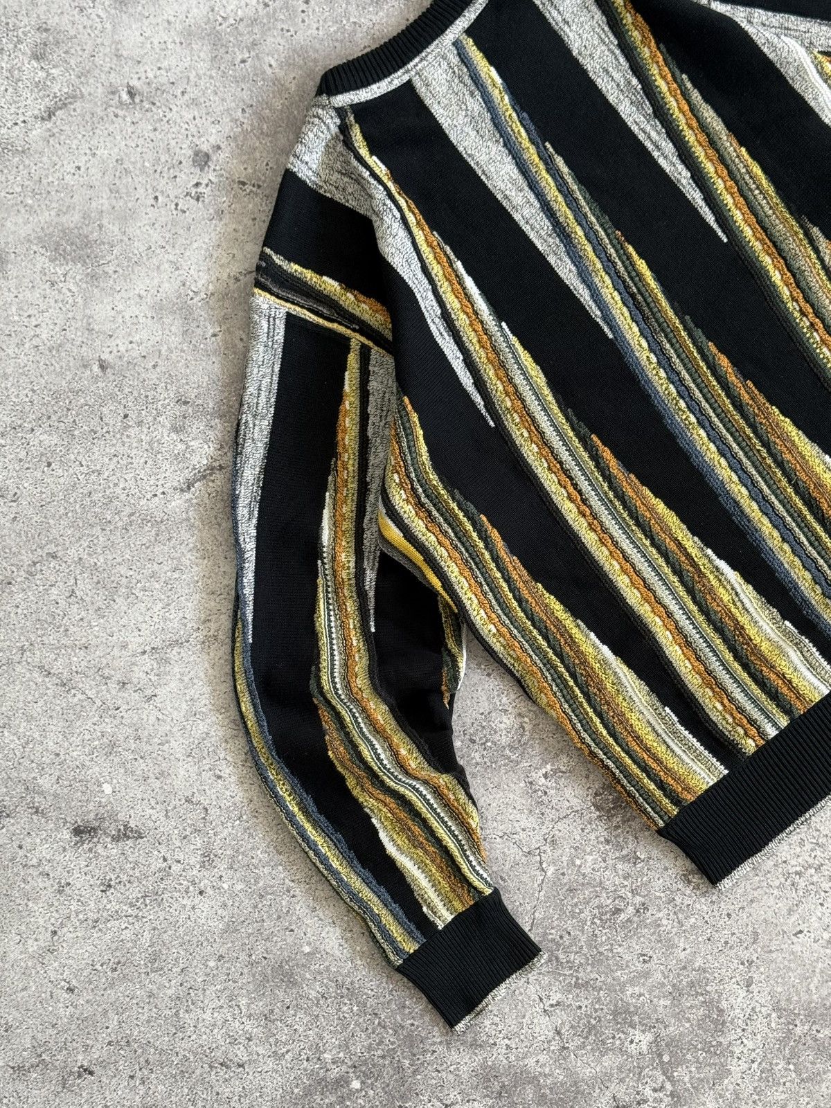 Carlo Colucci Carlo Colucci Multi-Color Abstract 3D Knit Pull Sweater Size US L / EU 52-54 / 3 - 10 Thumbnail