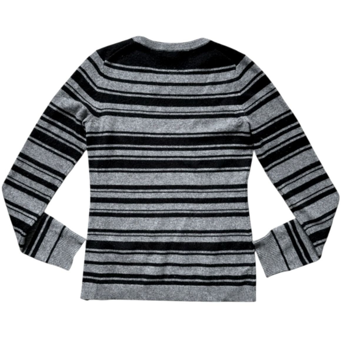 Theory Theory Gray/Black Cashmere Sweater | Size S Size S / US 4 / IT 40 - 2 Thumbnail
