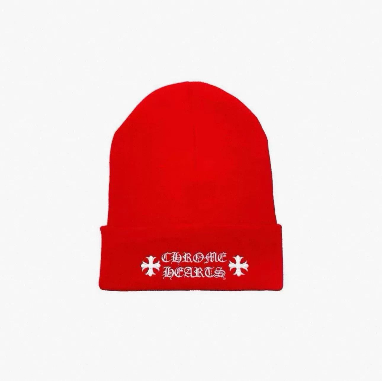 Chrome Hearts Chrome Hearts Embroidered Red Hat L Men Size ONE SIZE - 1 Thumbnail