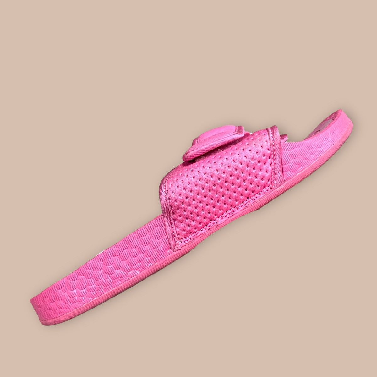 Adidas × Pharrell Adidas Pharrell Williams Pink Chancletas HU Slides Size US 6 / EU 39 - 9 Thumbnail