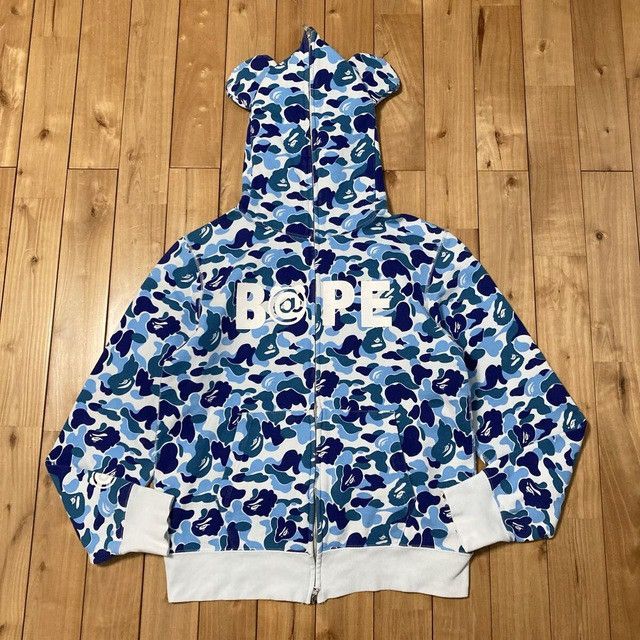 Bape BAPE × Medicom Toy BE@R full zip hoodie ABC camo blue APE Size US L / EU 52-54 / 3 - 1 Thumbnail