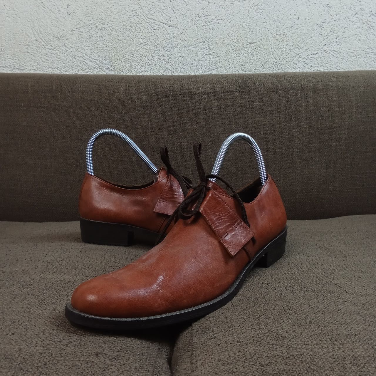 Yohji Yamamoto Y's Yohji Yamamoto - Mid Lace Point Toe - Burgundy Size US 4 / IT 34 - 7 Thumbnail
