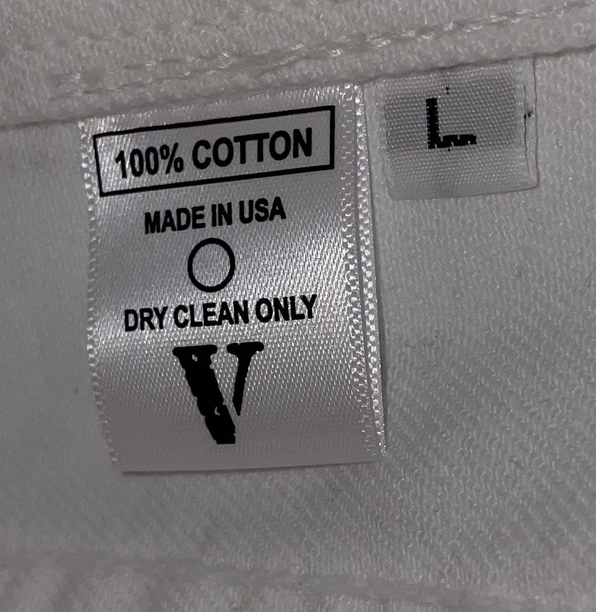Vlone Unreleased Vlone Black Rhinestone White Denim Jacket Size M Size US M / EU 48-50 / 2 - 10 Thumbnail