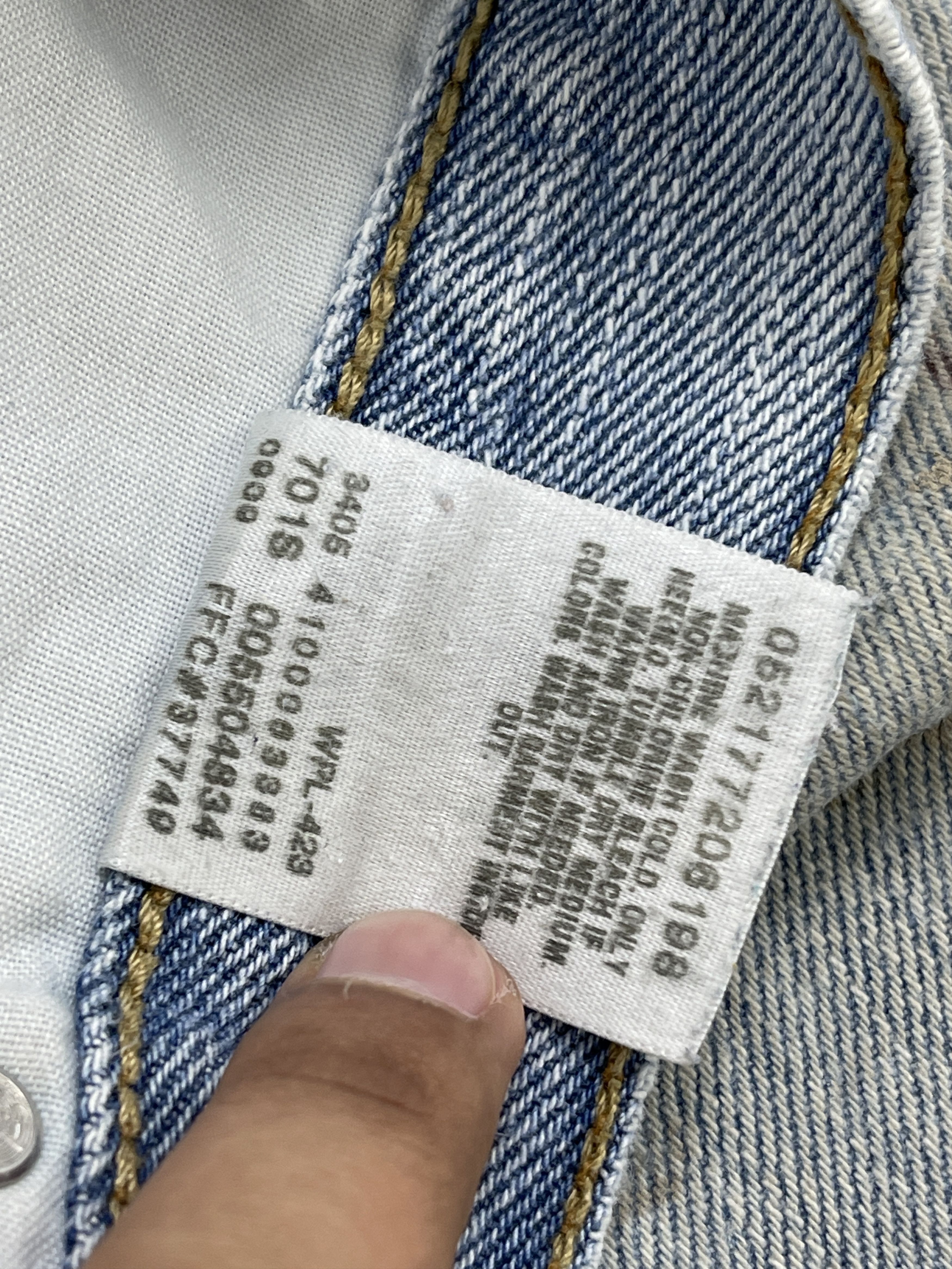 Levi's Vintage Dirty Levis 505 Light Washed Jeans DP2572 Size US 35 - 8 Thumbnail