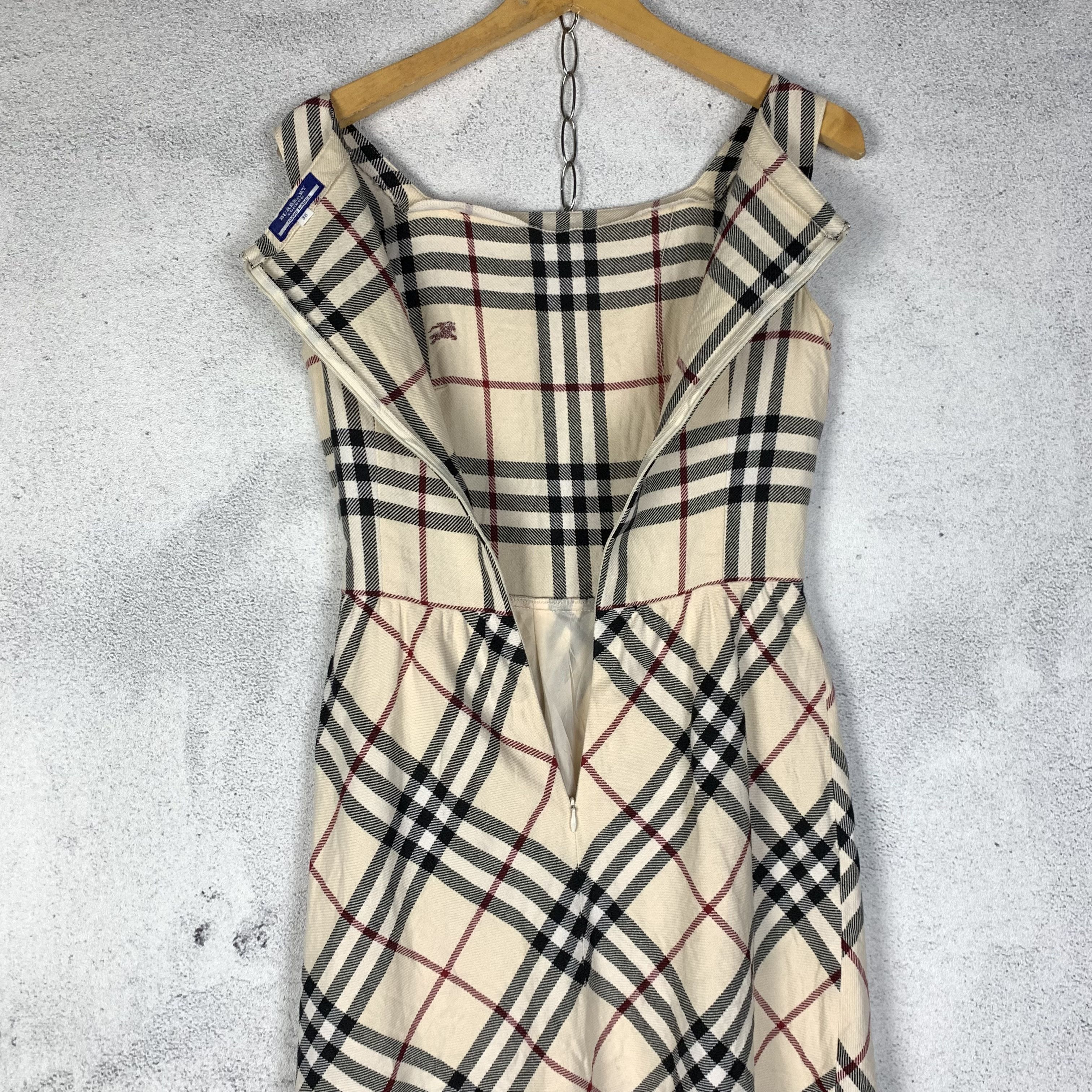 Burberry Vintage Burberry Nova Check Mini Dress Size S / US 4 / IT 40 - 5 Thumbnail