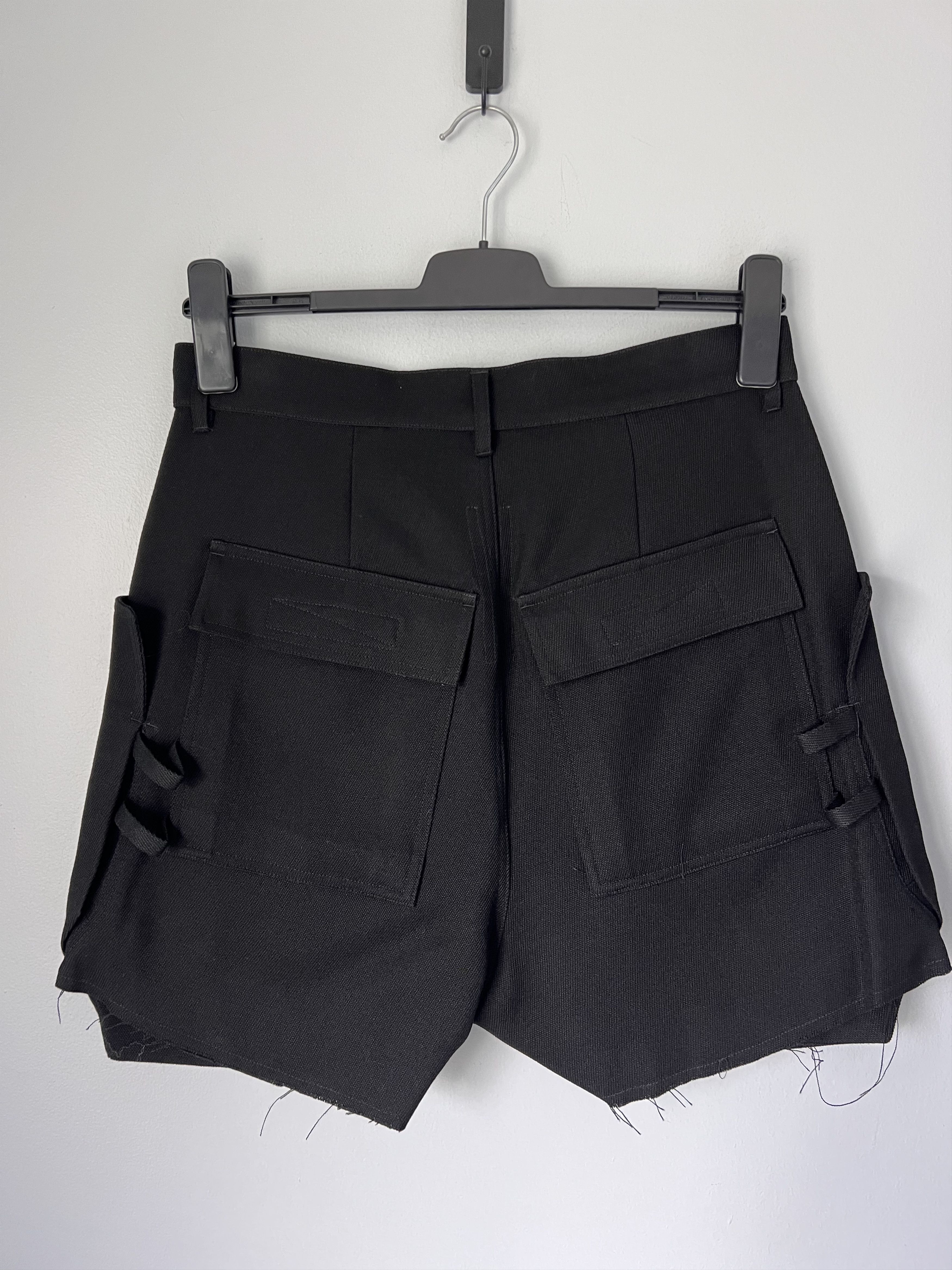 Rick Owens Rick Owens Stefan Cargo Shorts in Black Size US 31 - 4 Thumbnail