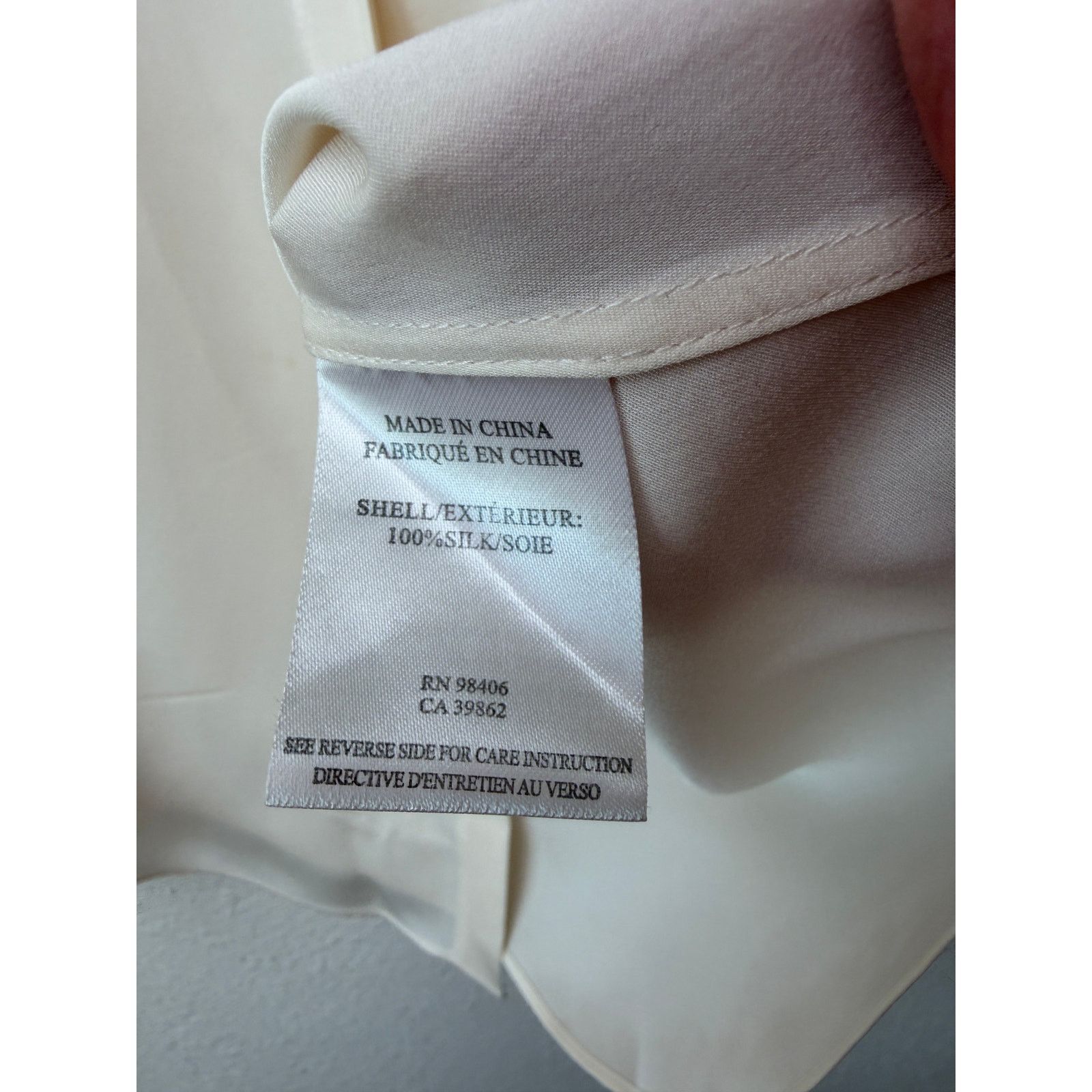 Theory Theory Tanelis Cream Silk Camp Collar Blouse US S Size S / US 4 / IT 40 - 14 Thumbnail