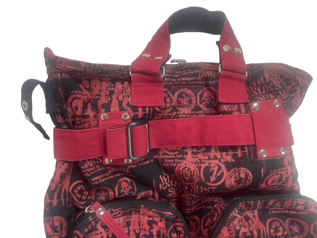 Japanese Brand Algonquins Backpack Seditionaries Punk Streetwear Size ONE SIZE - 11 Thumbnail