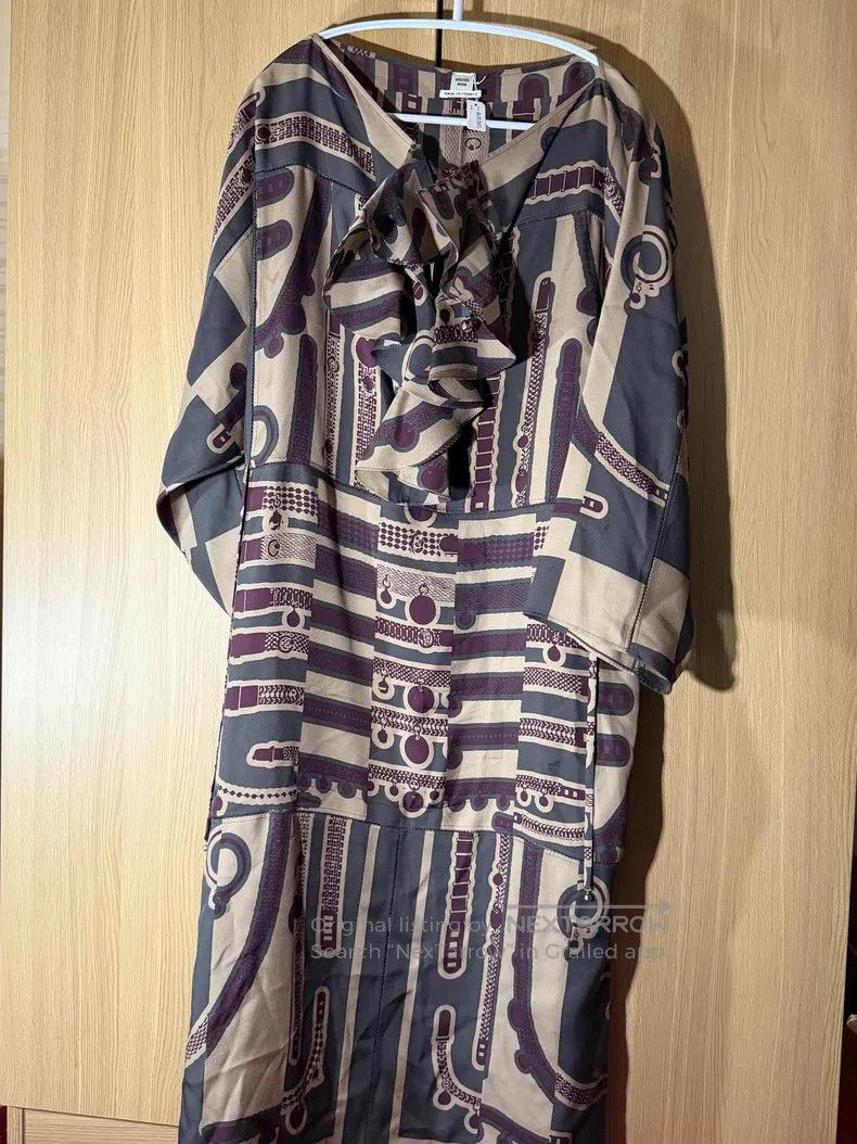 Hermes Hermes Heavyweight silk dress Size XXS / US 00 / IT 34 - 1 Thumbnail
