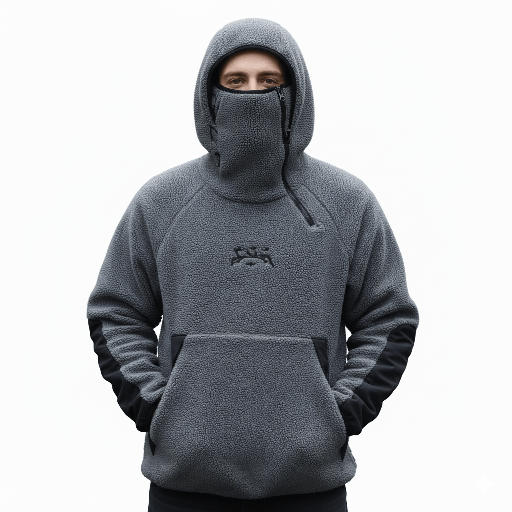 Other Vintage Fleece Jacket Streetwear Hiphop Zipper Hoodie Coat Size US L / EU 52-54 / 3 - 2 Thumbnail