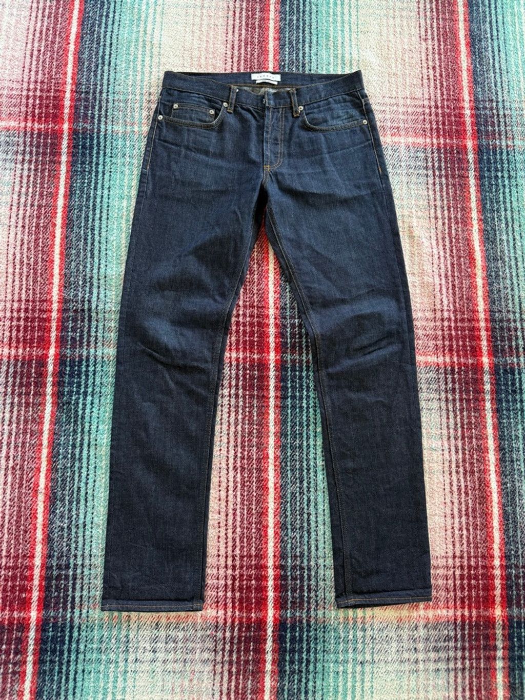 Sandro Sandro Slim Straight Dark Wash Jeans Waist 31 Size US 31 - 1 Thumbnail