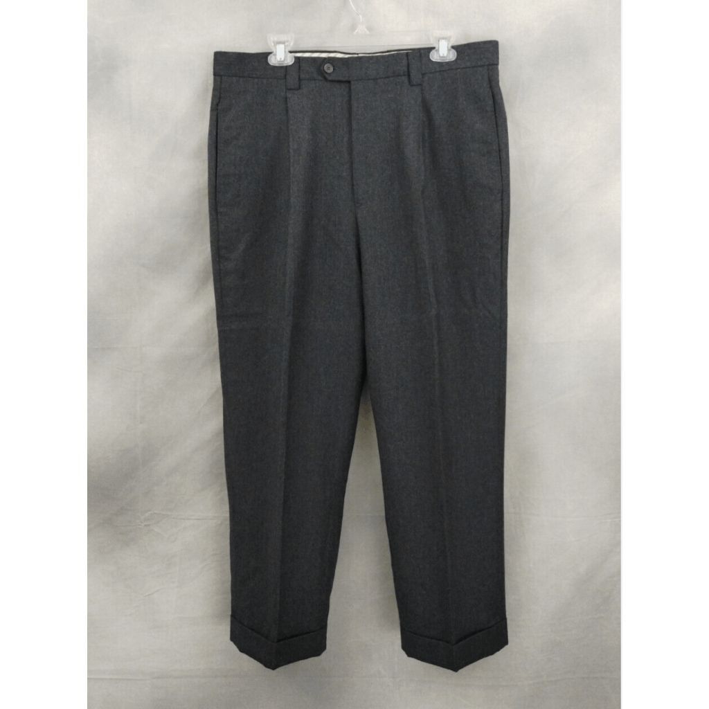 Lanifico Del Casentino Ethimo Classic Lanificio Zignone Cashmere-Wool Gray Front Pl Size US 36 / EU 52 - 1 Thumbnail