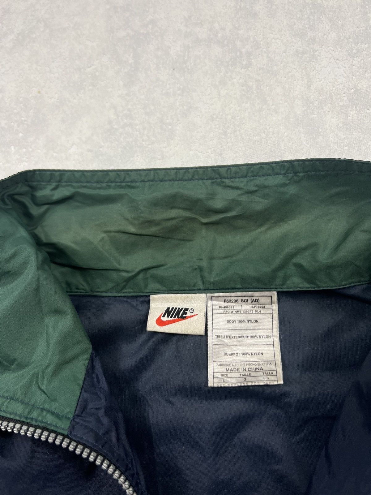 Nike 90's NIKE BACK SWOOSH Y2K TRACK JACKET RARE GORPCORE Size US L / EU 52-54 / 3 - 2 Thumbnail