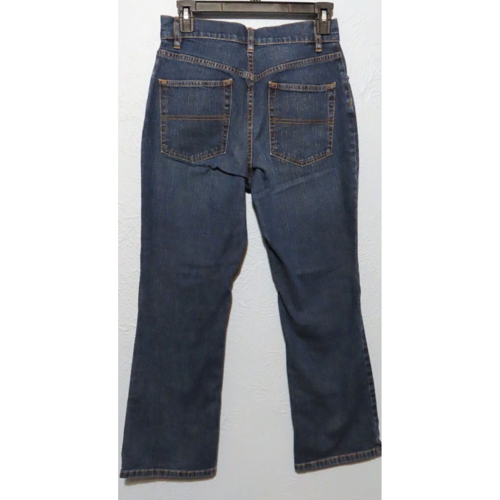 Vintage LL Bean Jeans Women 6P Blue Denim Classic Fit Straight Leg 5-Pocket Zip Button Mid Rise Size 28" / US 6 / IT 42 - 7 Thumbnail