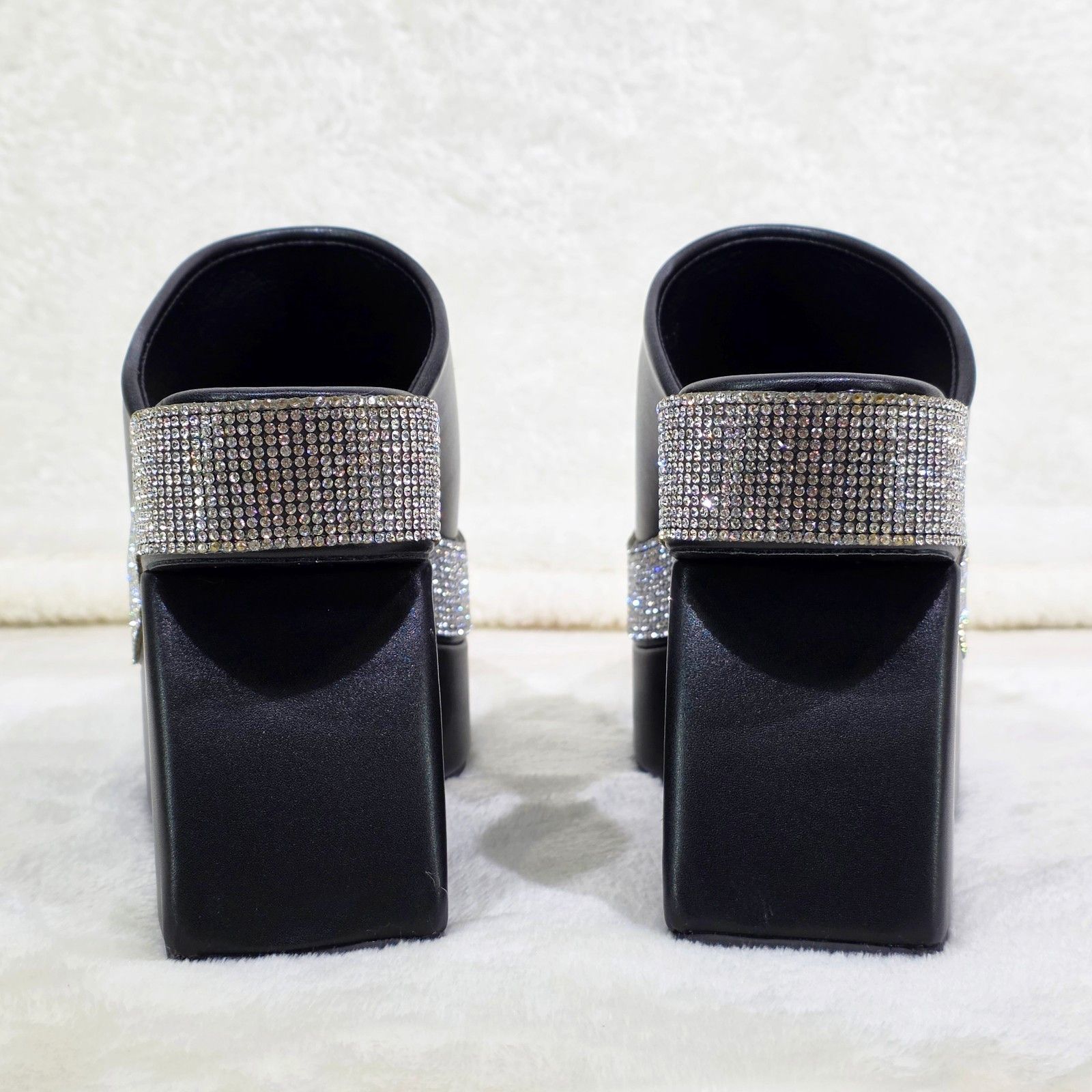 Other Artsy 4.5" Wedge Slip On 2.25" Platform Sandals With Rhinest Size US 11 / IT 41 - 4 Thumbnail