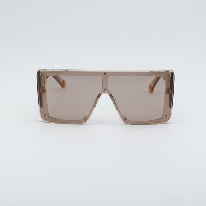 Stella McCartney Stella McCartney SC40083I 45E Sunglasses Shiny Brown Shield Size ONE SIZE - 2 Thumbnail